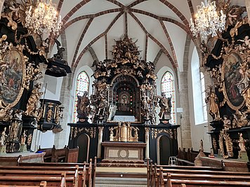 Kalkanstrich, Kirche Oberhofen